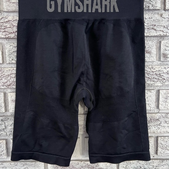 Gymshark Black High-Waist Bike Shorts - Picture 2 of 3